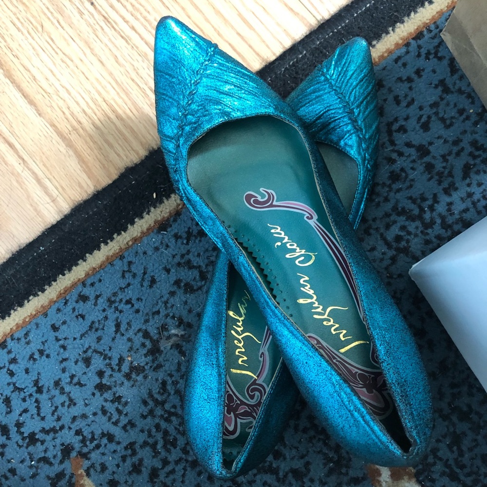 Irregular Choice Blue Mermaid Kitten Heels